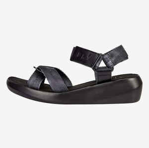 FLY LONDON BENA724FLY Sandals Black Bridle / Fly Web